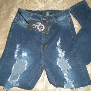 Bobs size 7/8 ripped denim jeans